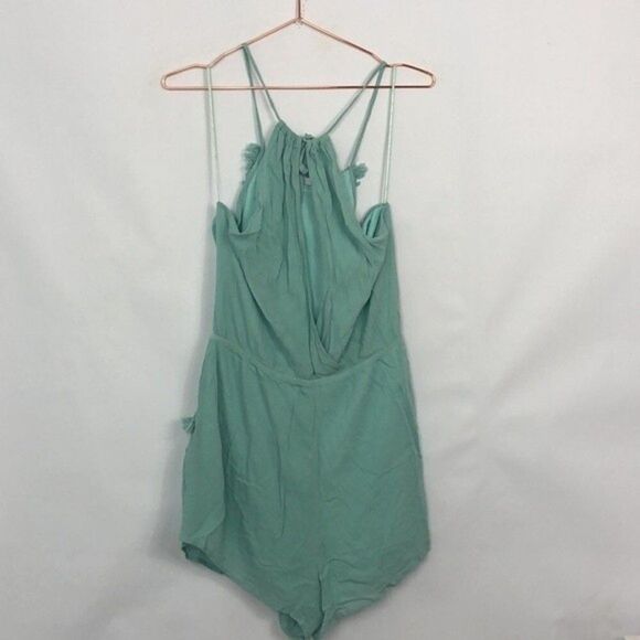 Homage LA Fringe Romper Open Back Like New Large RM-A - Picture 3 of 6